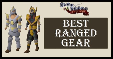 best in slot range gear osrs|OSRS: The 10 Best Ranged Armors (Ranked).